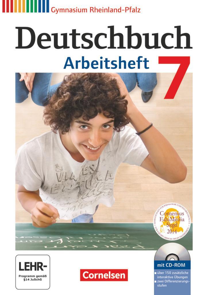 Cover: 9783060625147 | Deutschbuch 7. Schuljahr. Arbeitsheft mit Lösungen und...