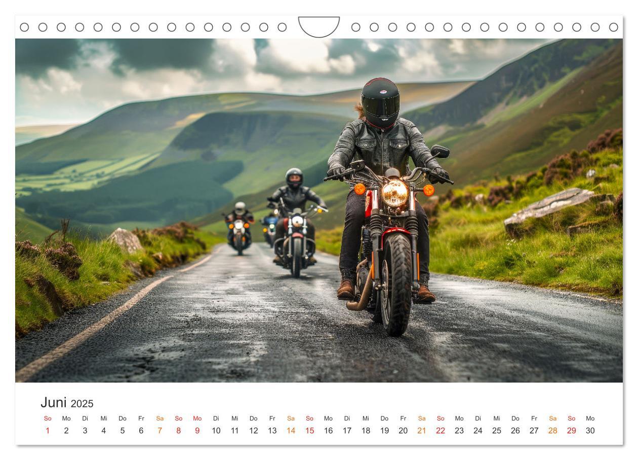 Bild: 9783383817052 | Motorrad tolle Momente (Wandkalender 2025 DIN A4 quer), CALVENDO...