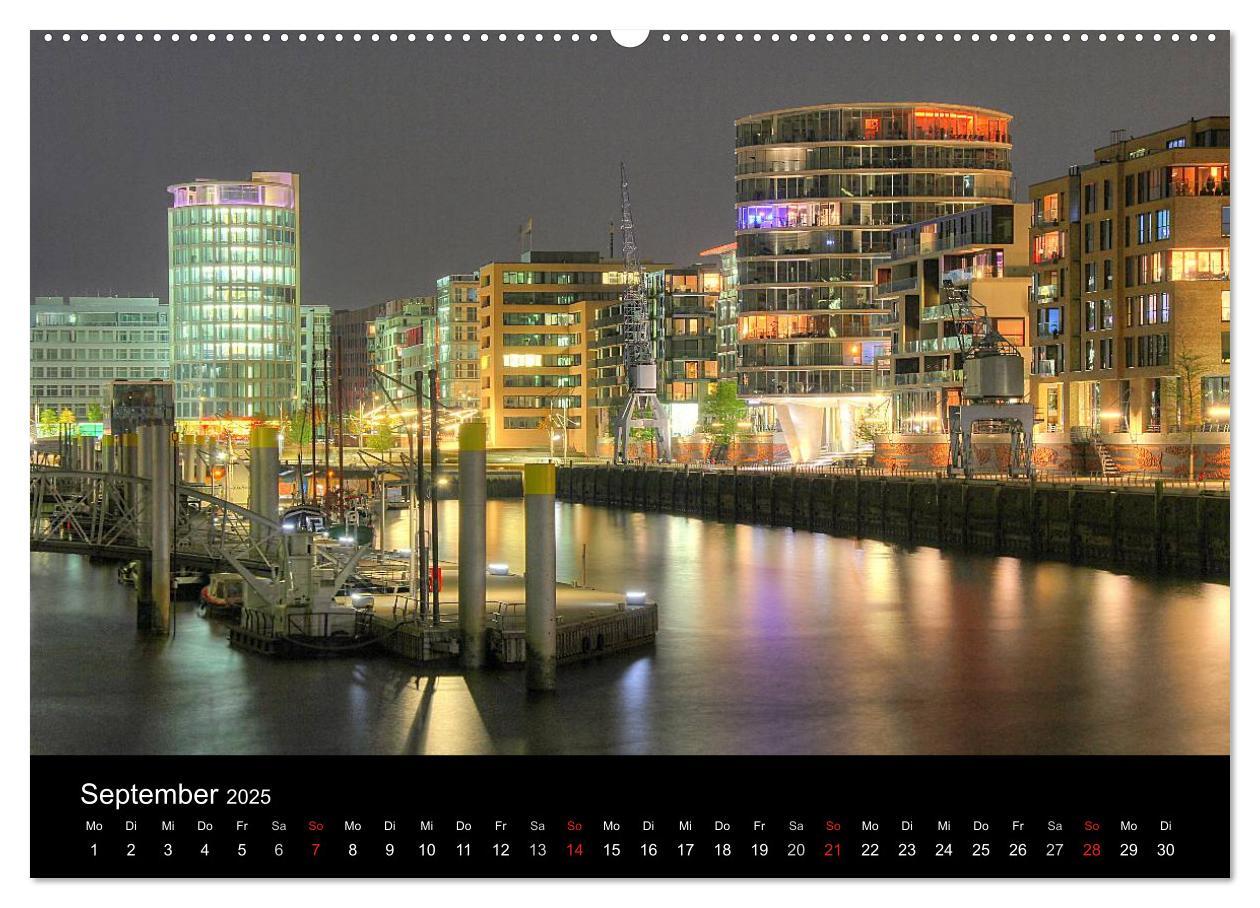 Bild: 9783435756773 | Hamburg (hochwertiger Premium Wandkalender 2025 DIN A2 quer),...