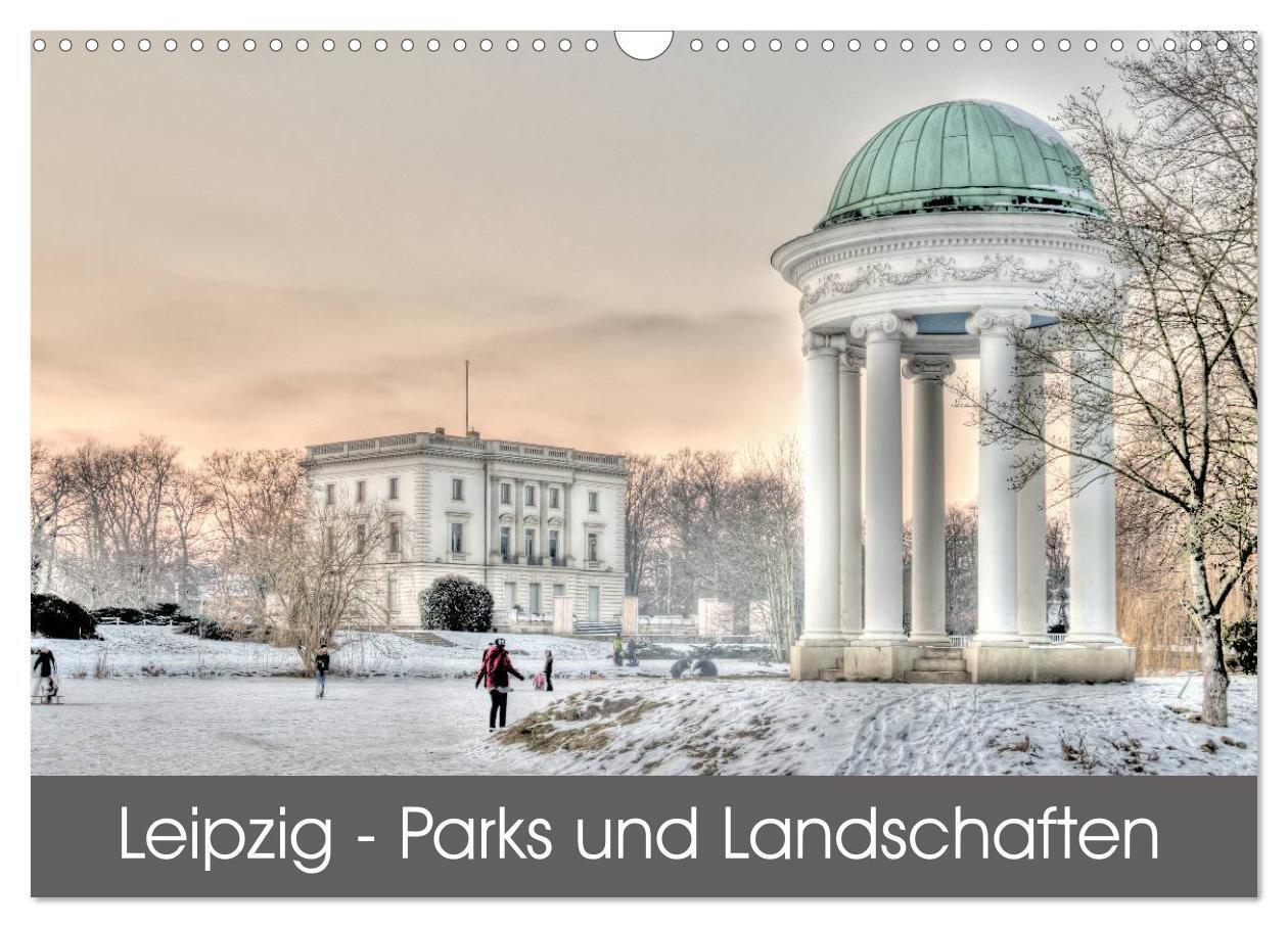 Cover: 9783675900578 | Leipzig - Parks und Landschaften (Wandkalender 2024 DIN A3 quer),...