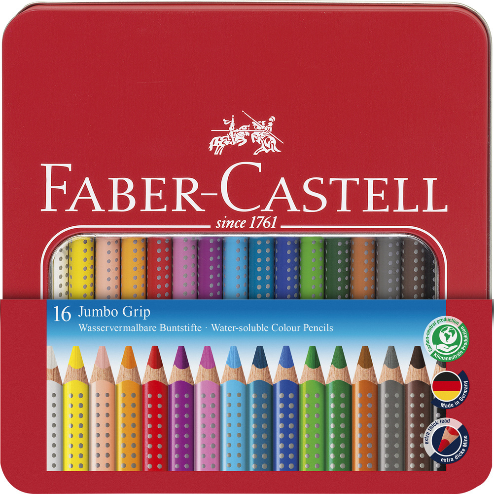 Cover: 4005401109167 | Faber-Castell Buntstift Jumbo Grip 16er Metalletui | Stück | 2020