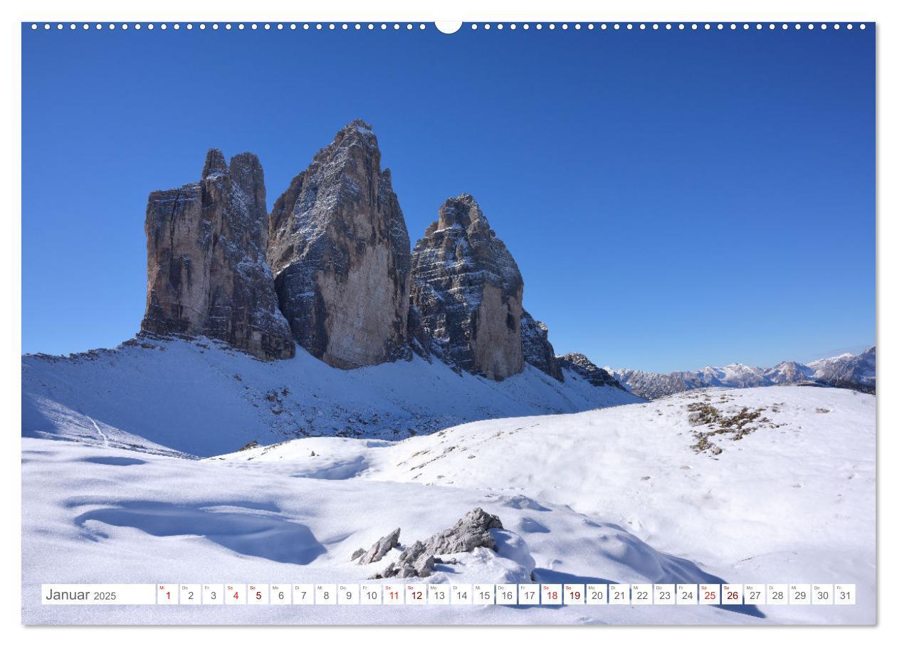 Bild: 9783457131978 | Sextener Dolomiten (hochwertiger Premium Wandkalender 2025 DIN A2...