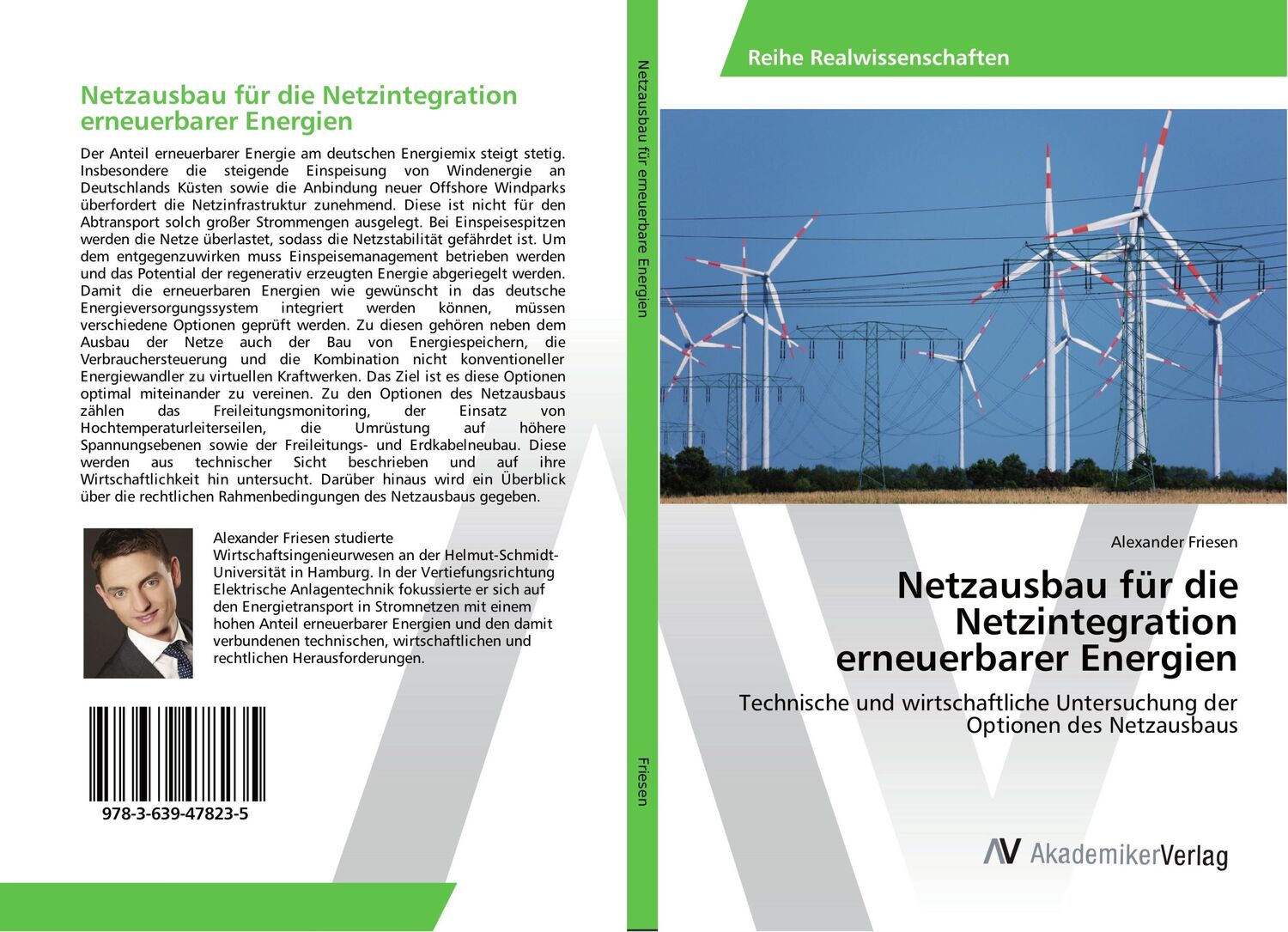 Cover: 9783639478235 | Netzausbau für die Netzintegration erneuerbarer Energien | Friesen