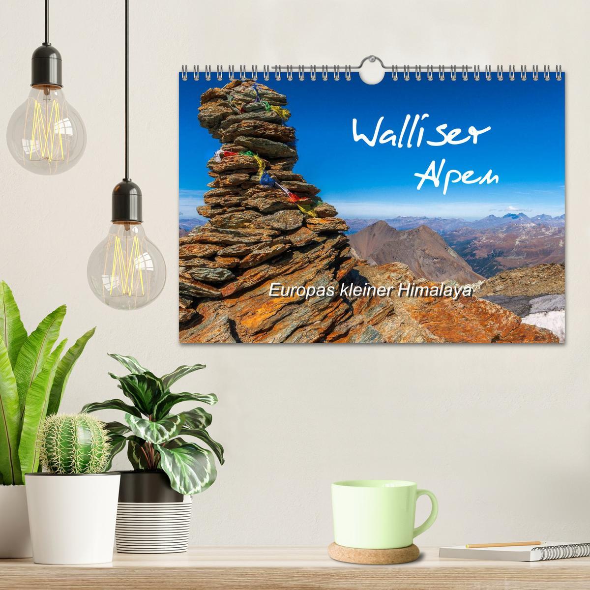 Bild: 9783435498574 | Walliser Alpen ¿ Europas »kleiner« Himalaya (Wandkalender 2025 DIN...