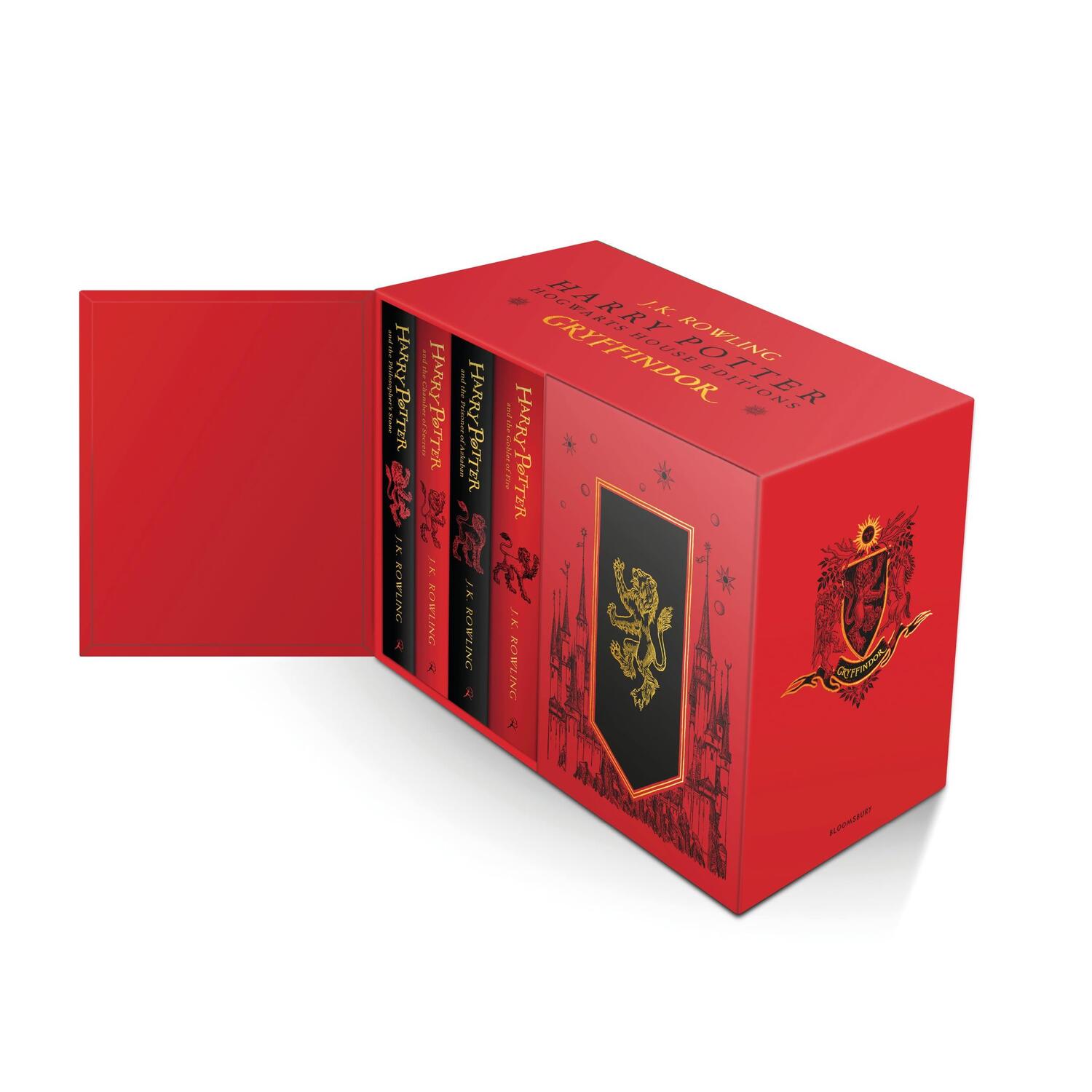 Cover: 9781526624529 | Harry Potter Gryffindor House Editions Hardback Box Set | Rowling