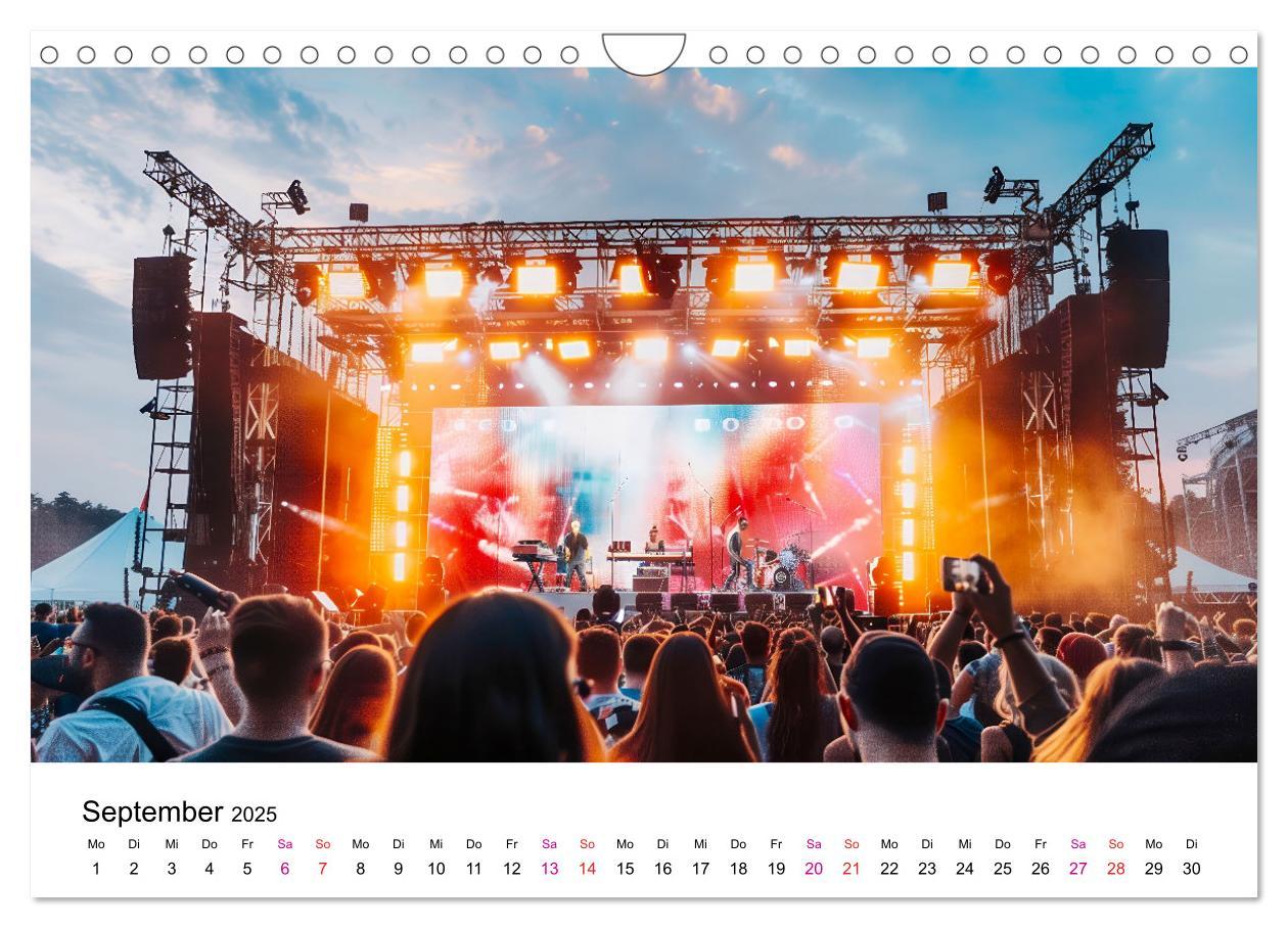 Bild: 9783457171462 | Festival Time (Wandkalender 2025 DIN A4 quer), CALVENDO Monatskalender