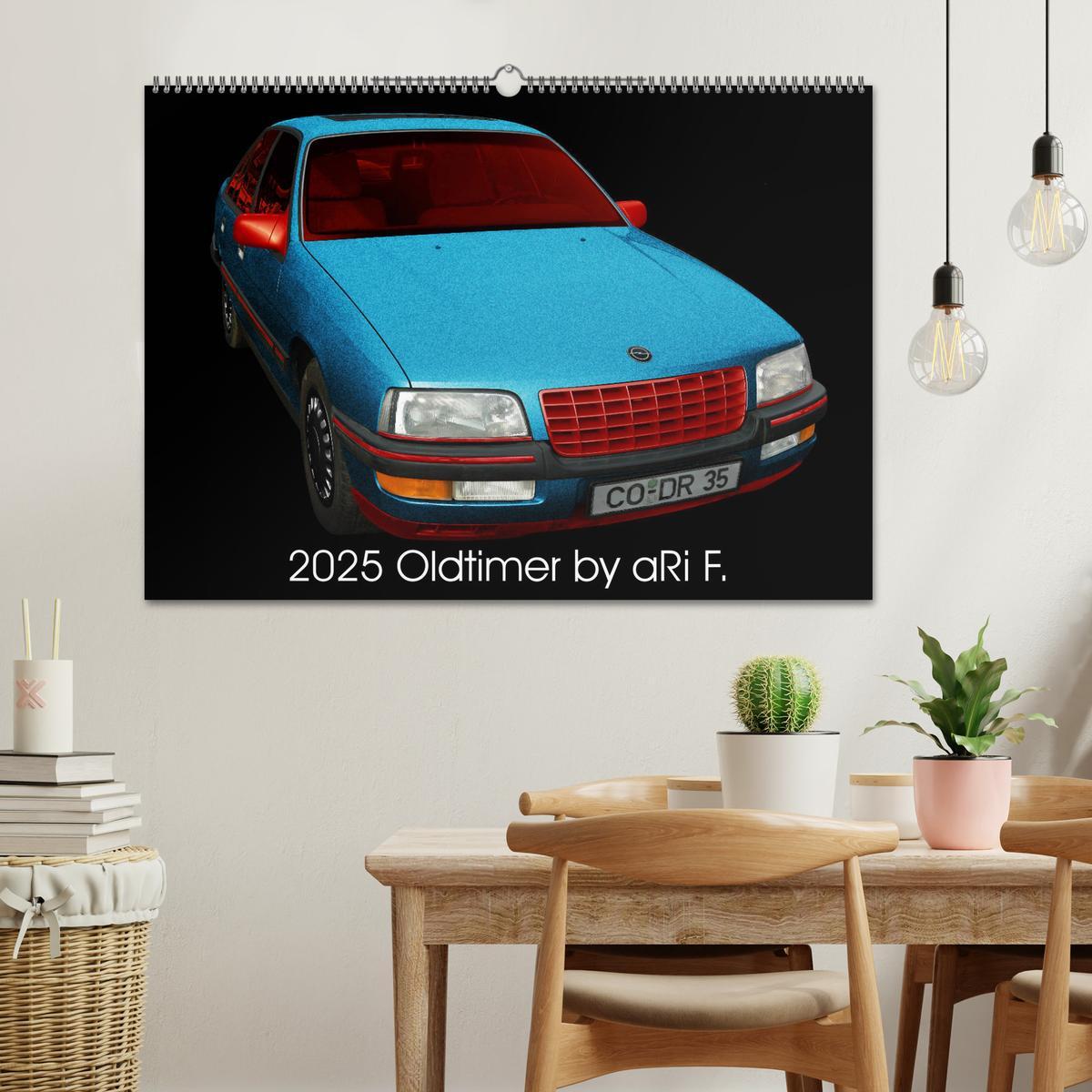 Bild: 9783435149414 | 2025 Oldtimer by aRi F. (Wandkalender 2025 DIN A2 quer), CALVENDO...