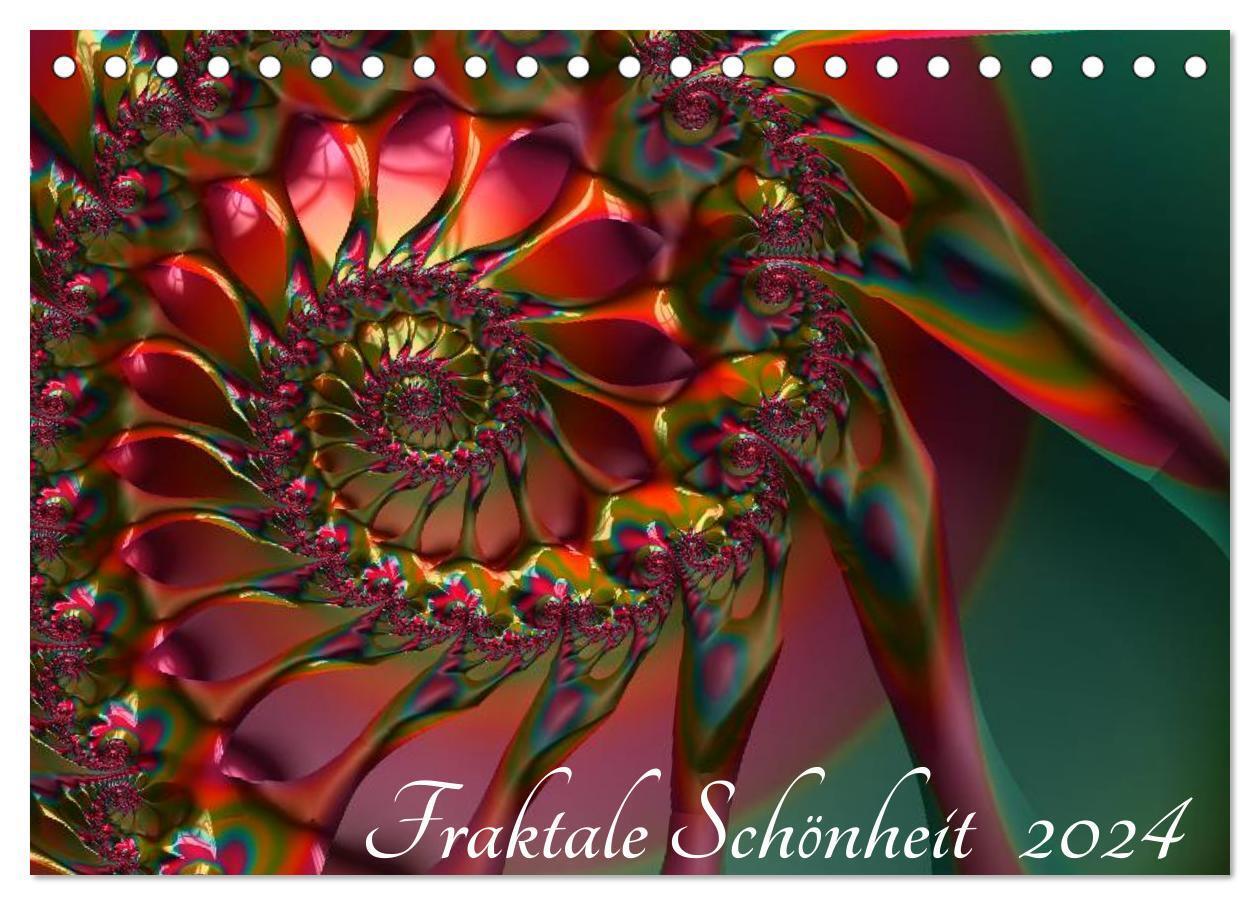 Cover: 9783675701441 | Fraktale Schönheit 2024 (Tischkalender 2024 DIN A5 quer), CALVENDO...