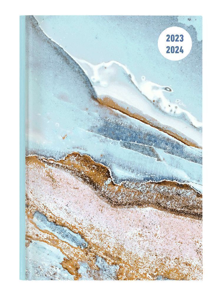 Cover: 4251732337247 | Collegetimer Blue Marble 2023/2024 - Schüler-Kalender A5 (15x21 cm)...