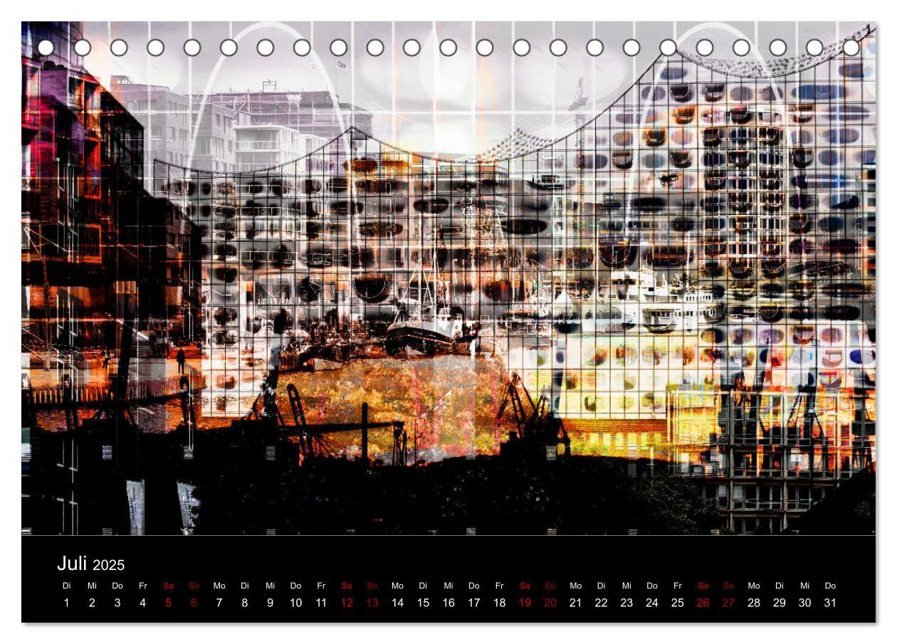 Bild: 9783435375691 | Elbphilharmonie-ARTig (Tischkalender 2025 DIN A5 quer), CALVENDO...