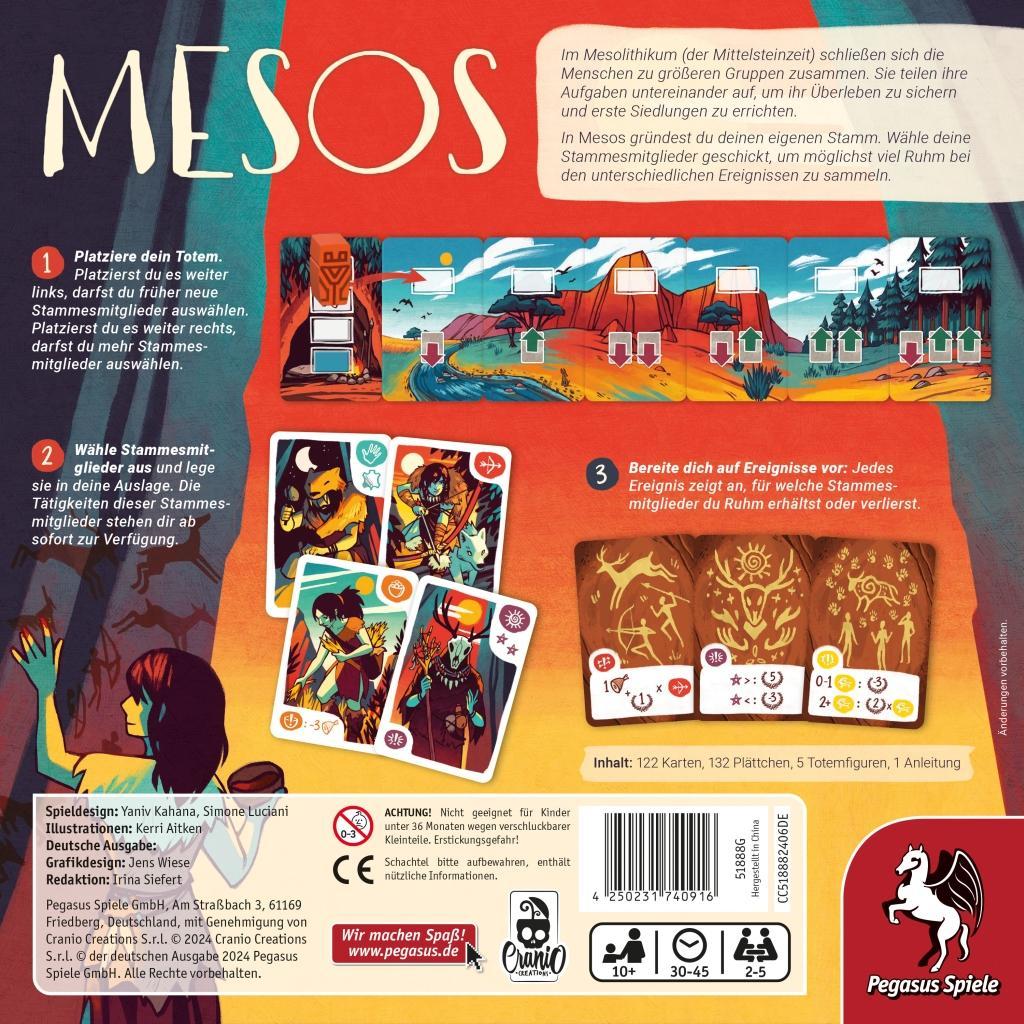 Bild: 4250231740916 | Mesos | Yaniv Kahana | Spiel | 51888G | Deutsch | 2024 | Pegasus