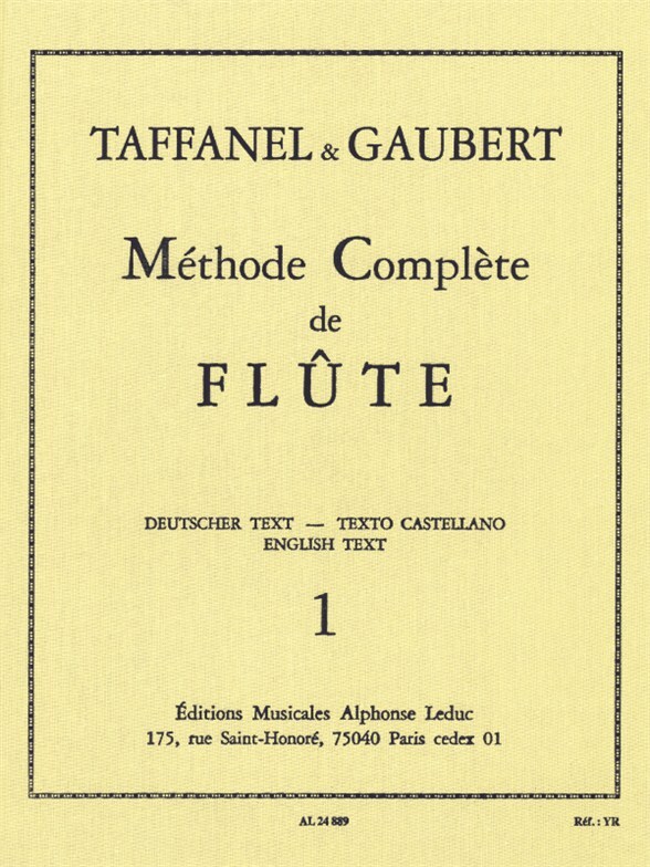 Cover: 9790046248894 | Methode complete de flute vol. 1 Cartonne (fr/dt/en/sp)