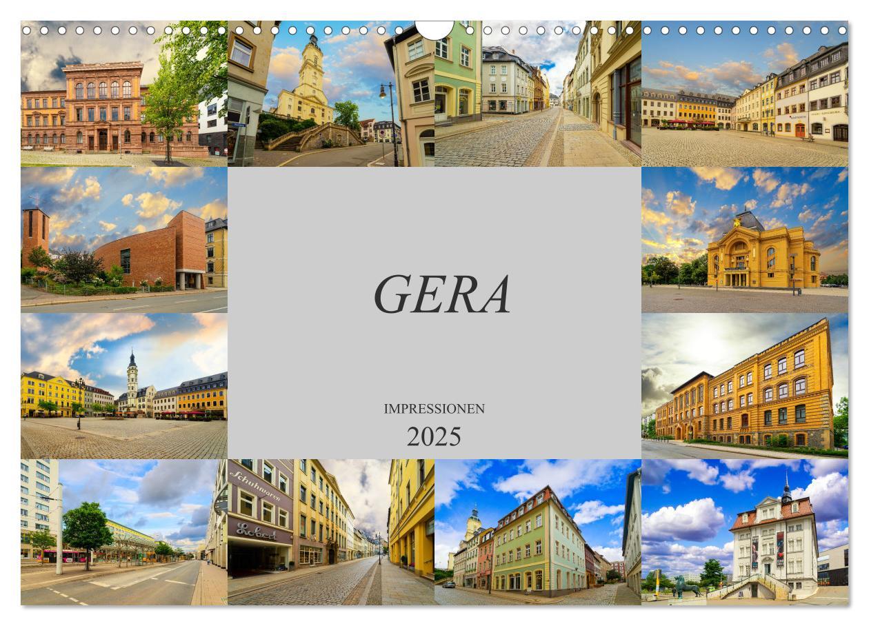 Cover: 9783435312962 | Gera Impressionen (Wandkalender 2025 DIN A3 quer), CALVENDO...