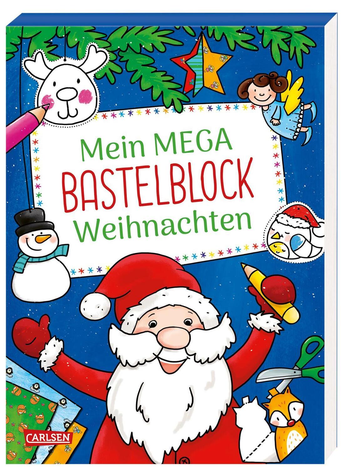 Cover: 9783551190949 | Mein MEGA Bastelblock: Weihnachten | Taschenbuch | 208 S. | Deutsch