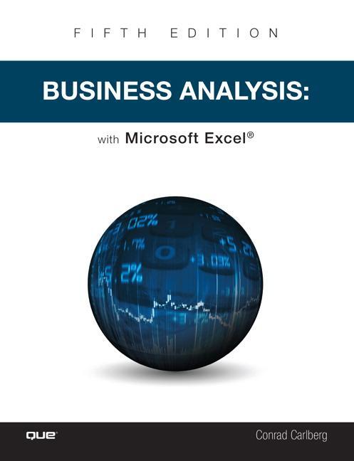 Cover: 9780789759580 | Business Analysis with Microsoft Excel | Conrad Carlberg | Taschenbuch