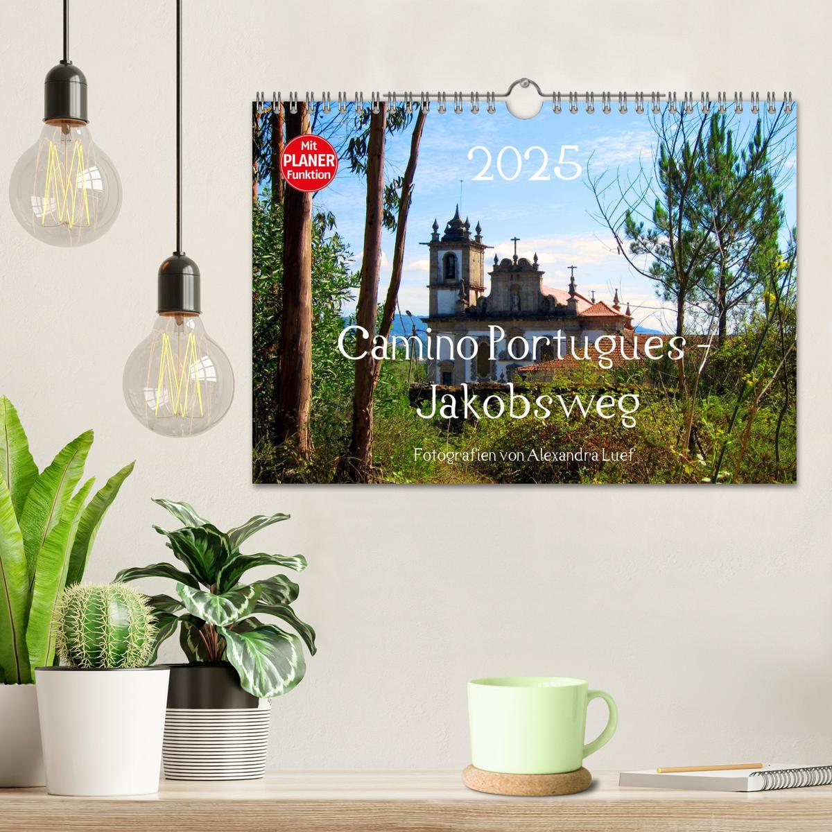 Bild: 9783435520916 | Camino Portugues - Jakobsweg (Wandkalender 2025 DIN A4 quer),...