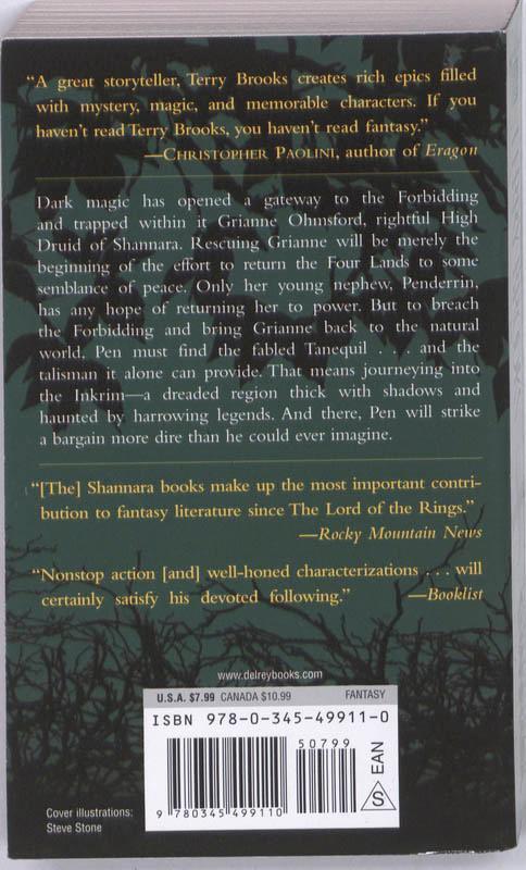 Rückseite: 9780345499110 | High Druid of Shannara: Tanequil | Terry Brooks | Taschenbuch | 2007