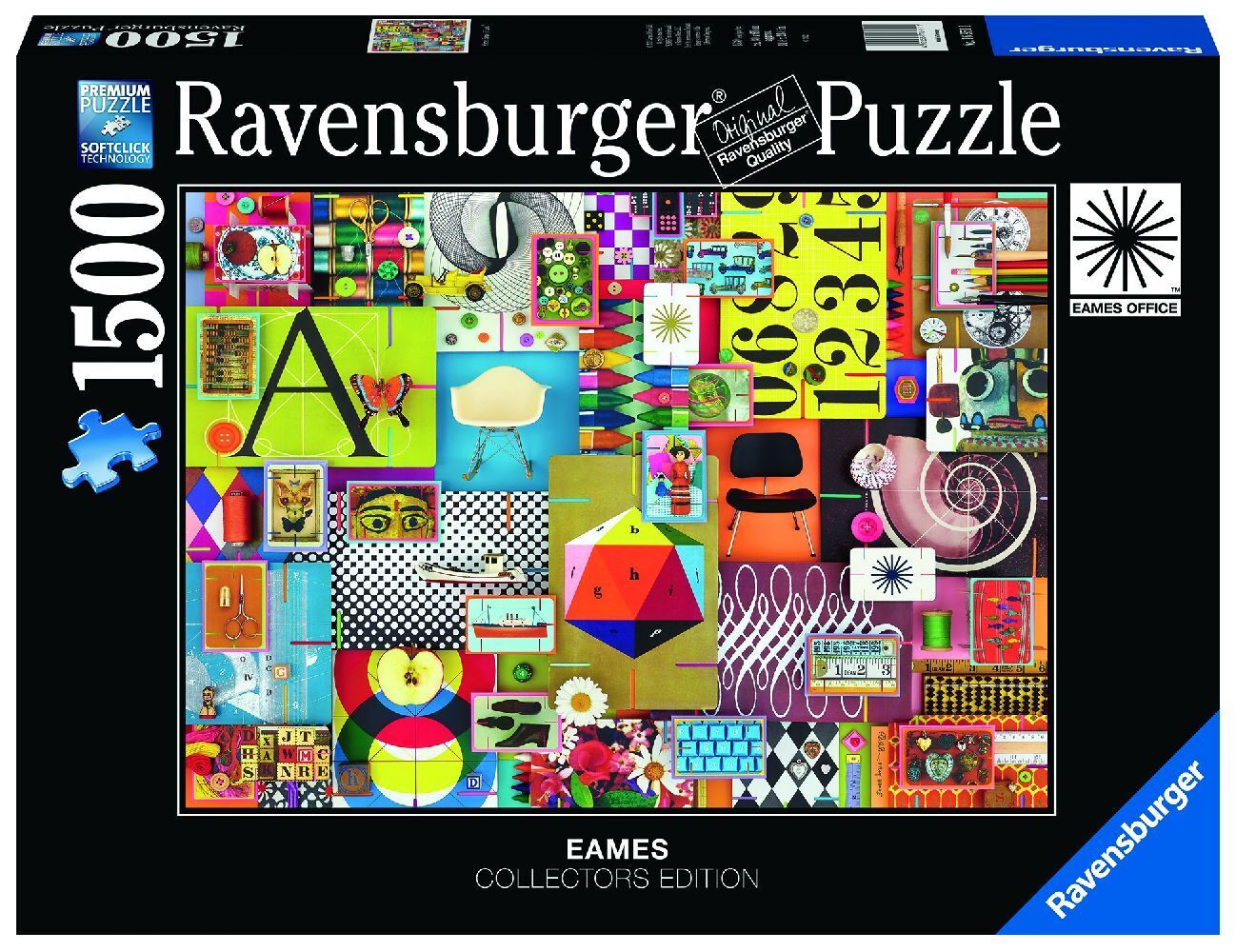 Cover: 4005556169511 | Ravensburger Puzzle 16951 - Eames House of Cards - 1500 Teile...
