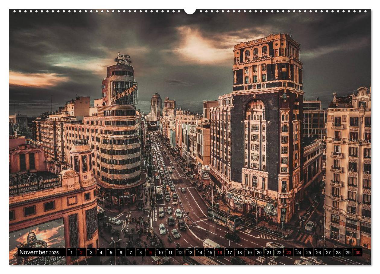 Bild: 9783435505210 | Hauptstadt Madrid (hochwertiger Premium Wandkalender 2025 DIN A2...