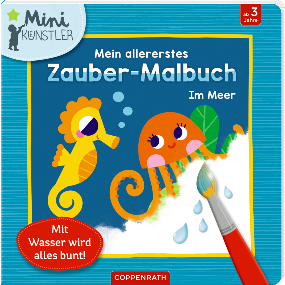 Cover: 9783649640486 | Mein allererstes Zauber-Malbuch: Im Meer | Mit Wasser wird alles bunt!