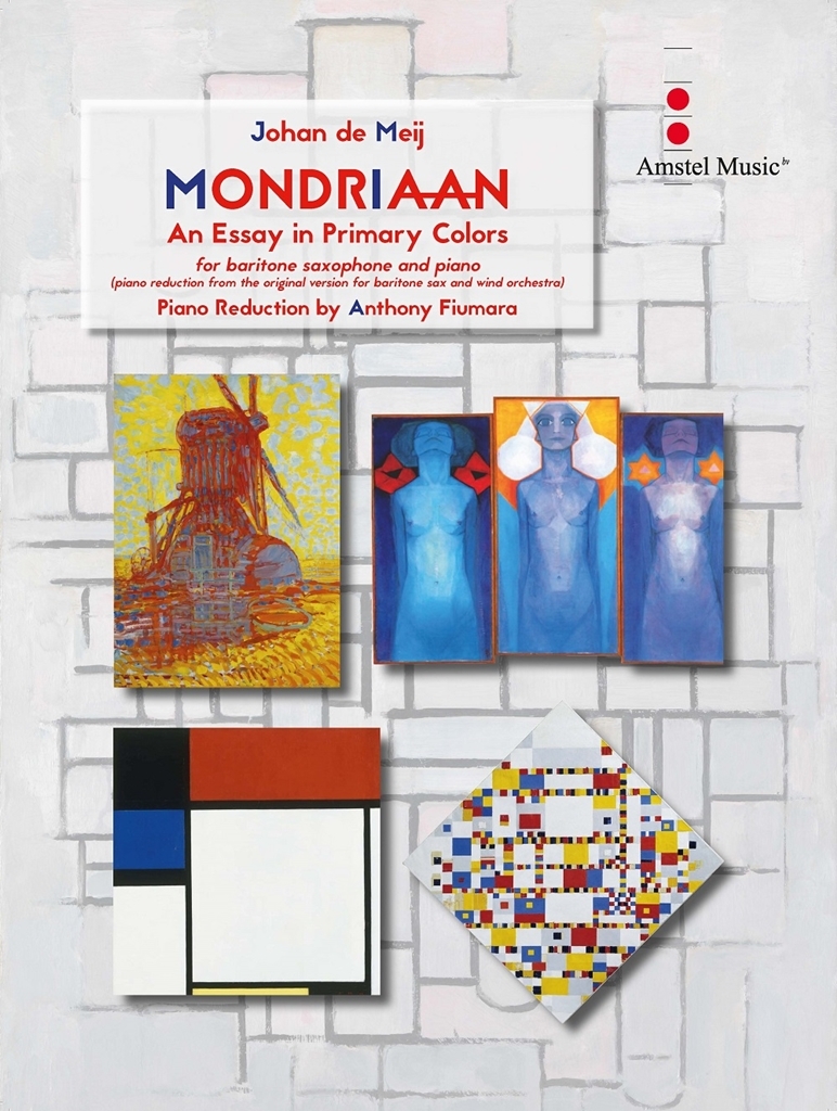 Cover: 9790035248690 | Mondriaan (An Essay in Primary Colors) | Johan de Meij | Buch