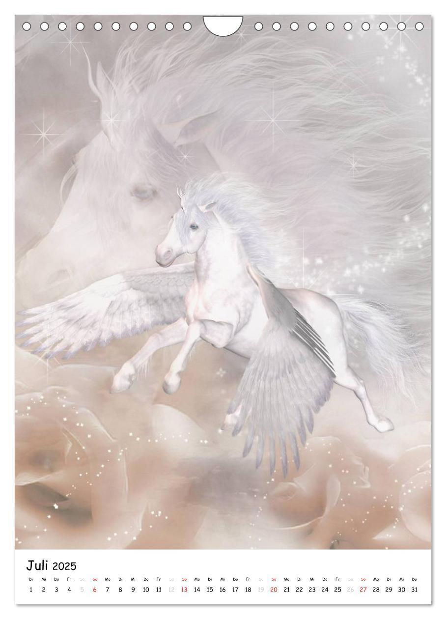 Bild: 9783457064238 | Einhorn und Pegasus (Wandkalender 2025 DIN A4 hoch), CALVENDO...