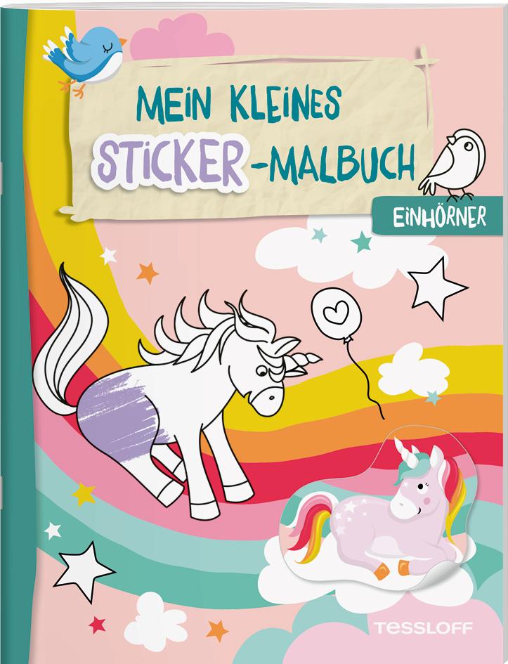 Cover: 9783788647117 | Mein kleines Sticker-Malbuch. Einhörner | Alberta Kiel | Broschüre