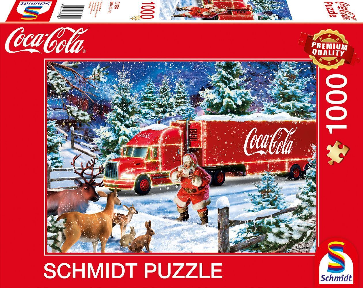 Cover: 4001504575984 | Coca Cola Christmas-Truck | Puzzle Coca Cola 1.000 Teile | Spiel