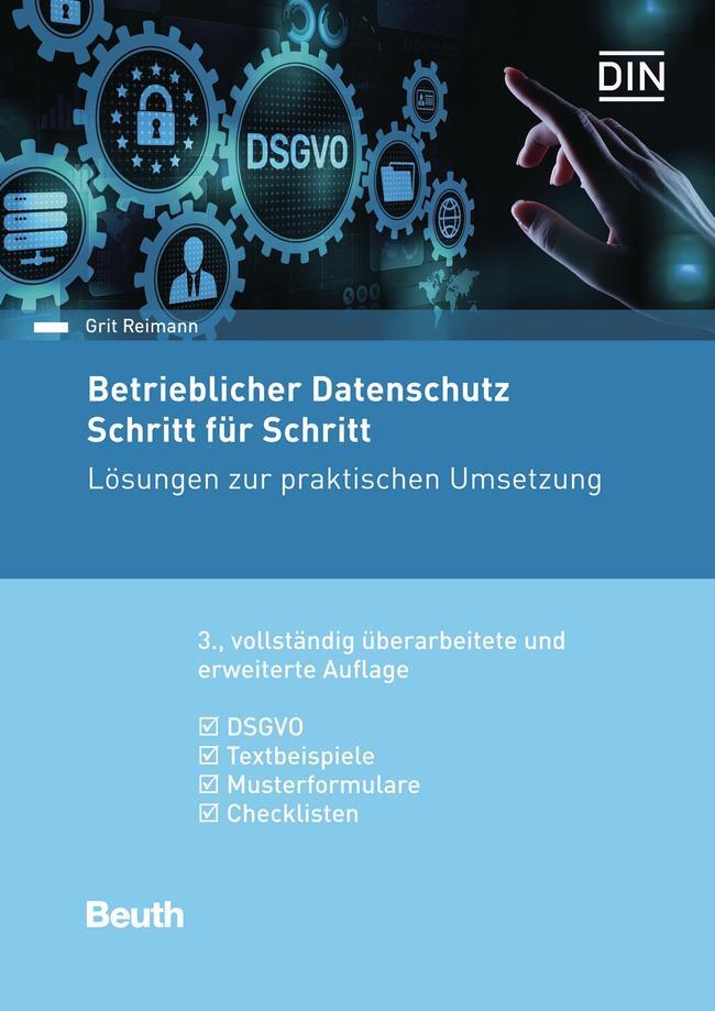Cover: 9783410317838 | Betrieblicher Datenschutz Schritt für Schritt | Grit Reimann | Buch