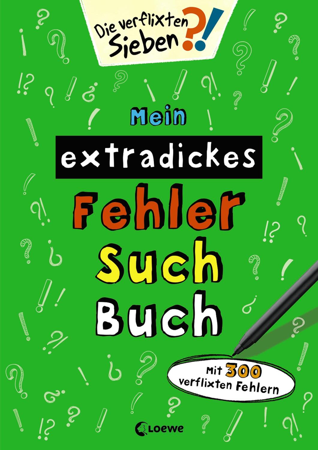 Cover: 9783743209084 | Mein extradickes Fehler-Such-Buch (grün) | Taschenbuch | Deutsch