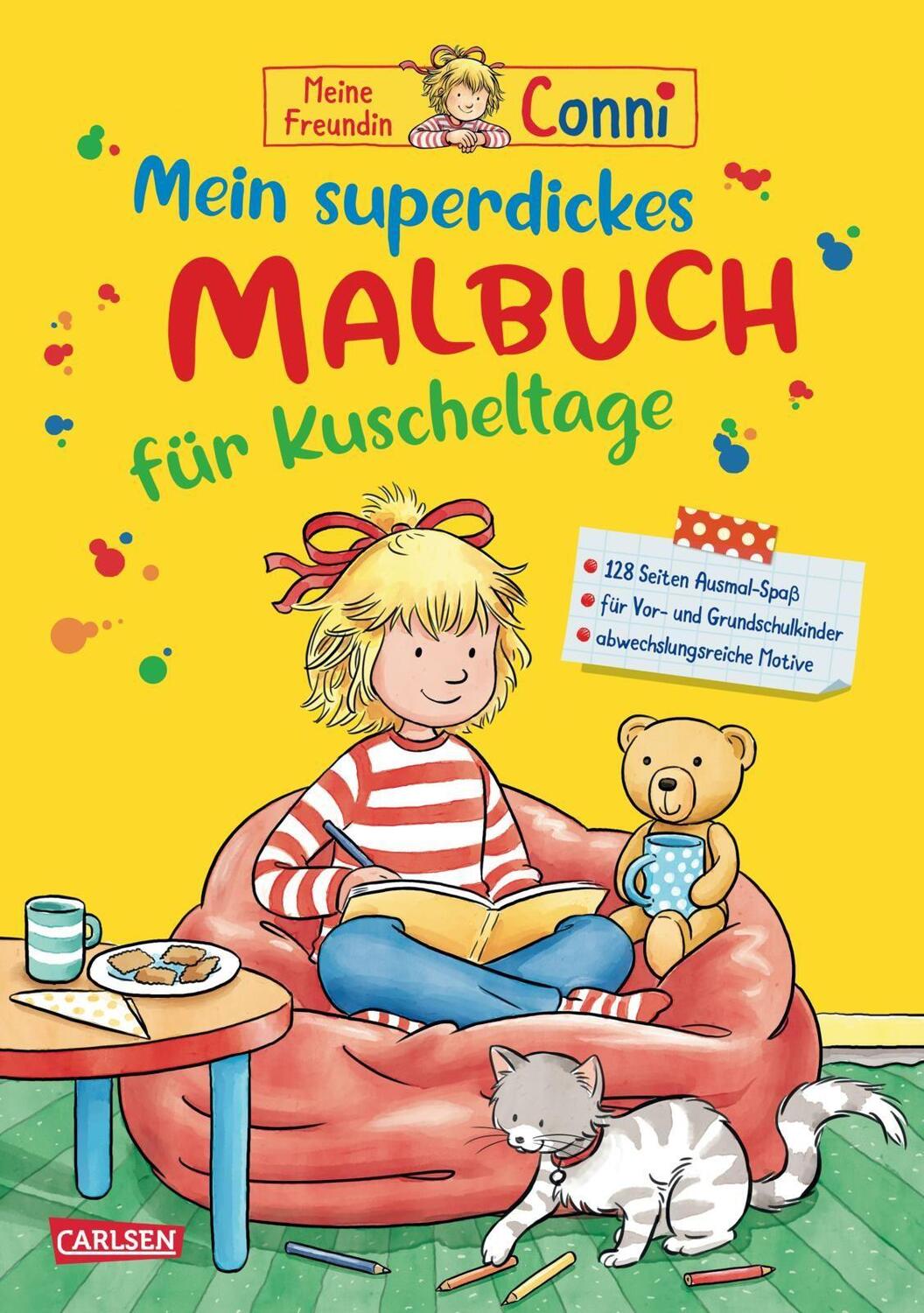 Cover: 9783551187383 | Conni Gelbe Reihe (Beschäftigungsbuch): Mein superdickes Malbuch...