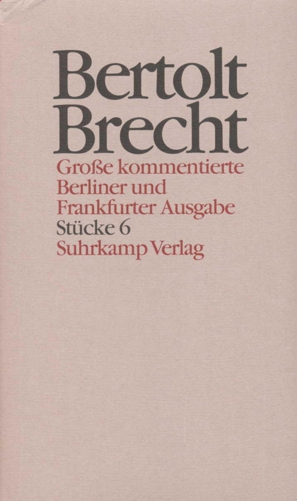 Cover: 9783518400661 | Stücke. Tl.6 | Bertolt Brecht | Buch | In Schuber | 484 S. | Deutsch