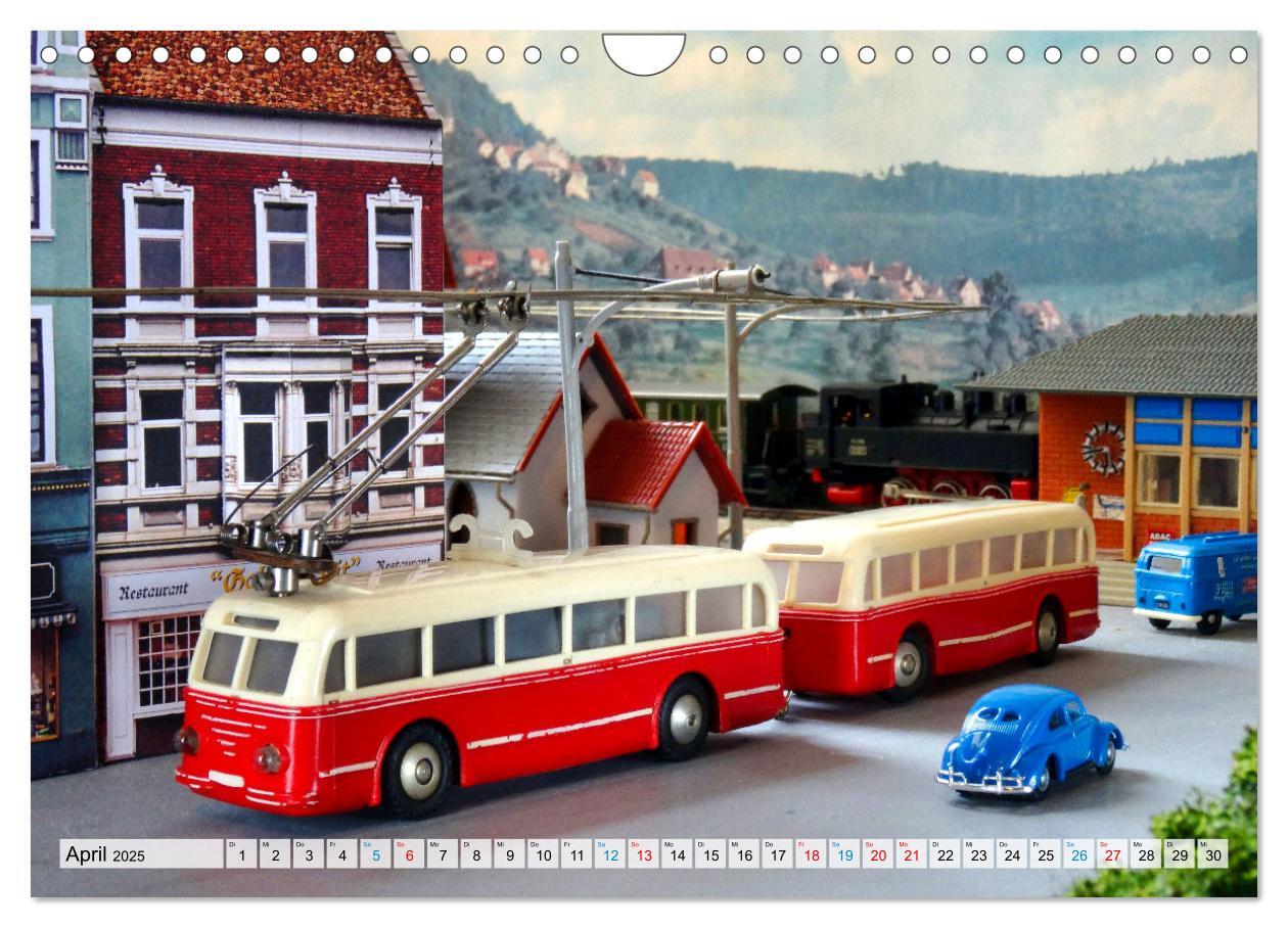 Bild: 9783383914119 | Retro Modellbahnanlagen (Wandkalender 2025 DIN A4 quer), CALVENDO...