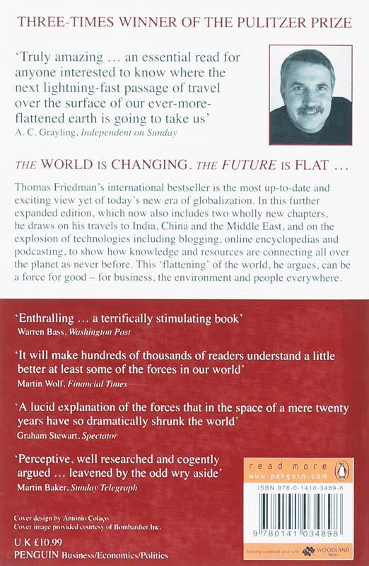 Rückseite: 9780141034898 | The World is Flat | The Globalized World in the Twenty-first Century
