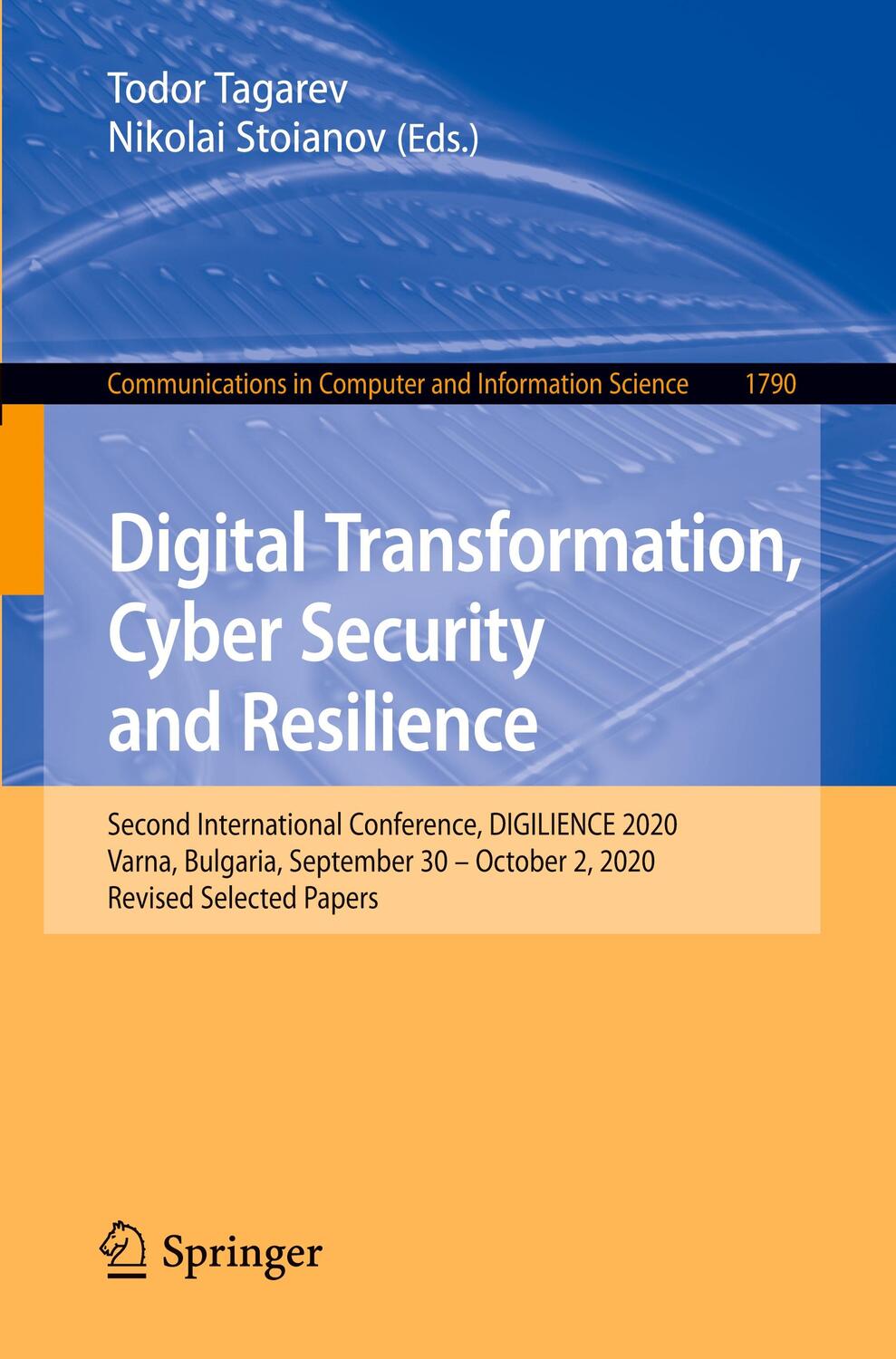 Cover: 9783031444395 | Digital Transformation, Cyber Security and Resilience | Taschenbuch