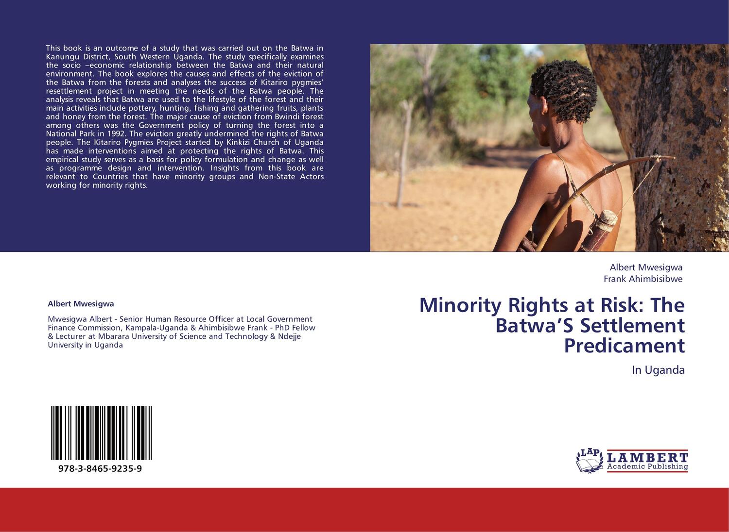Cover: 9783846592359 | Minority Rights at Risk: The Batwa¿S Settlement Predicament | Buch