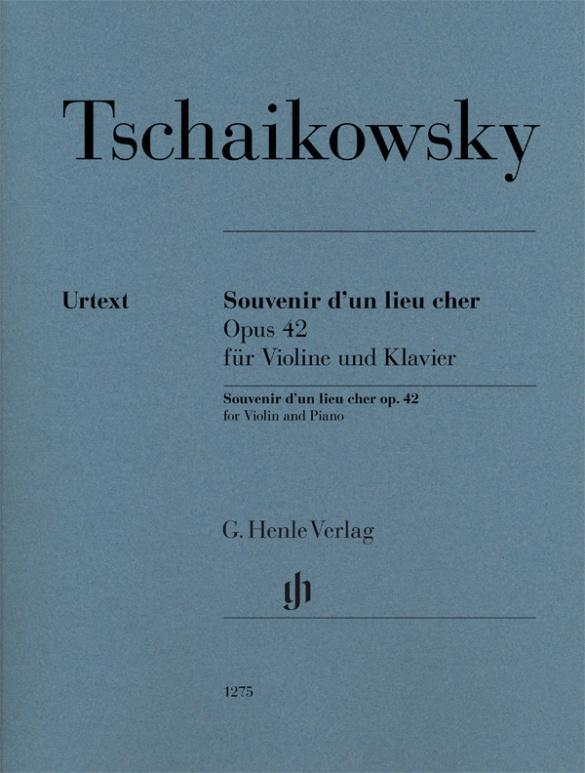 Cover: 9790201812755 | Souvenir d'un lieu cher op. 42 for Violine and Piano | Komarov | Buch