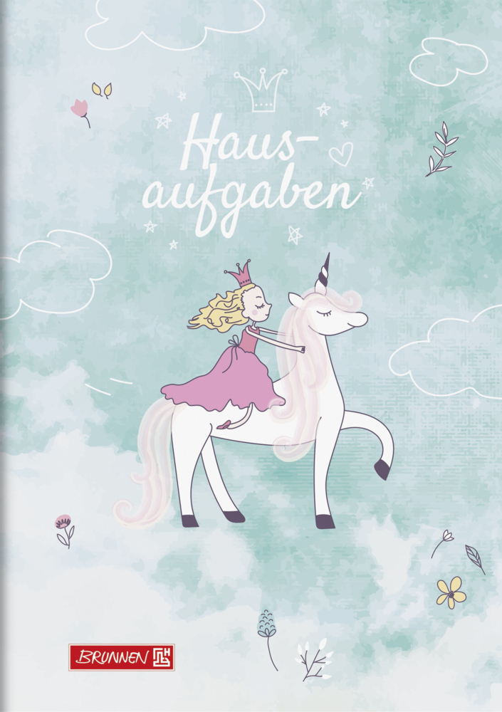 Cover: 4061947039474 | Brunnen Aufgabenheft pfiffig A5 48 BlattUnicorn Princess | Buch | 2021