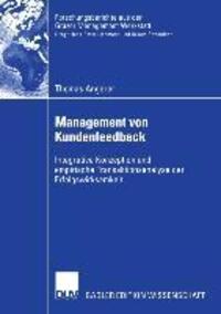 Cover: 9783824479863 | Management von Kundenfeedback | Thomas Angerer | Taschenbuch | xix