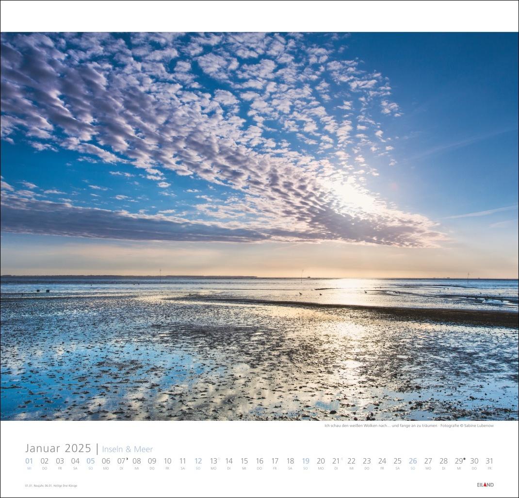 Bild: 9783964023247 | Inseln und Meer Edition Kalender 2025 | Eiland | Kalender | 13 S.