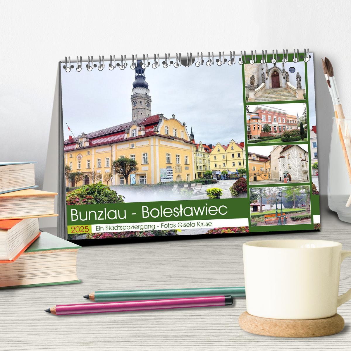 Bild: 9783457223789 | Bunzlau - Boles¿awiec - Ein Stadtspaziergang (Tischkalender 2025...