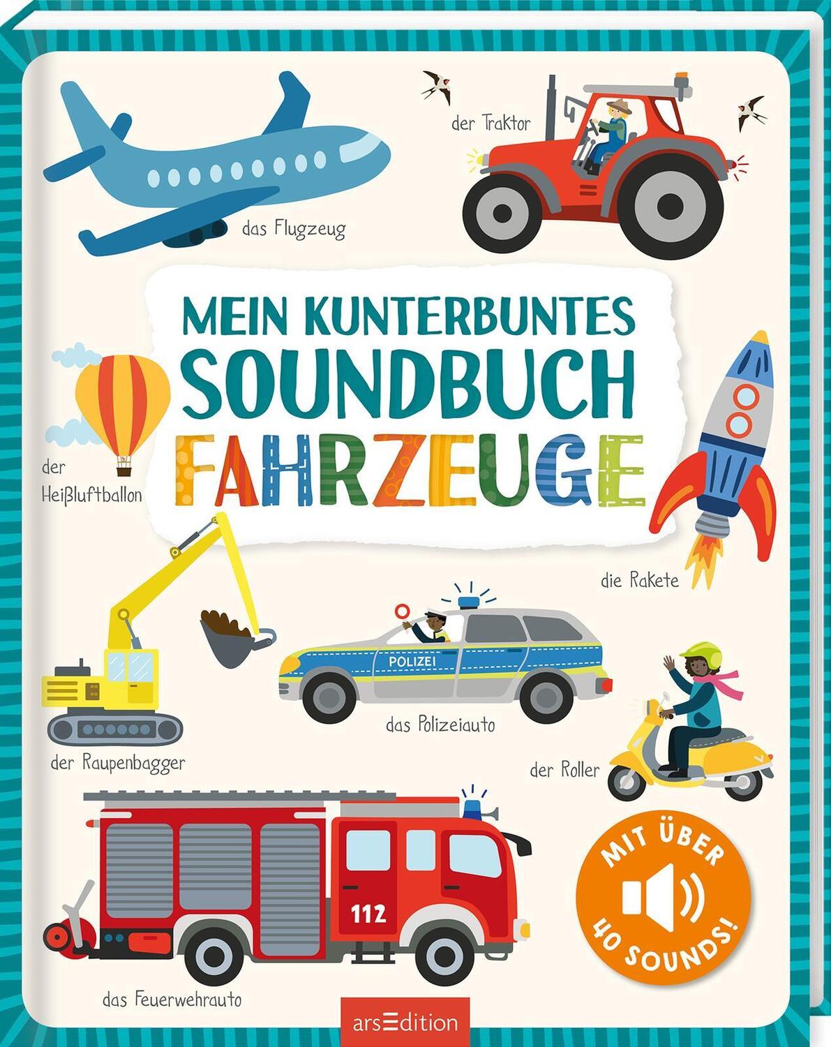 Cover: 9783845846590 | Mein kunterbuntes Soundbuch - Fahrzeuge | Mit über 40 Sounds | Buch