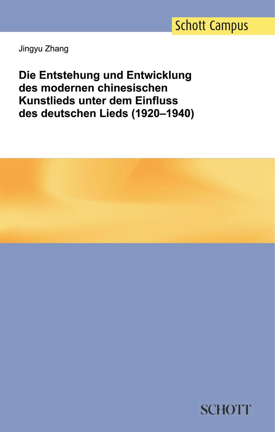 Cover: 9783959831192 | Die Entstehung und Entwicklung des modernen chinesischen Kunstlieds...