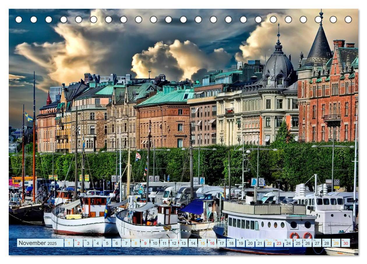 Bild: 9783435572847 | Stockholm - Venedig des Nordens (Tischkalender 2025 DIN A5 quer),...