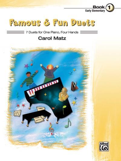 Cover: 38081409610 | Famous &amp; Fun Duets, Book 1 | 7 Duets for One Piano, Four Hands | Buch