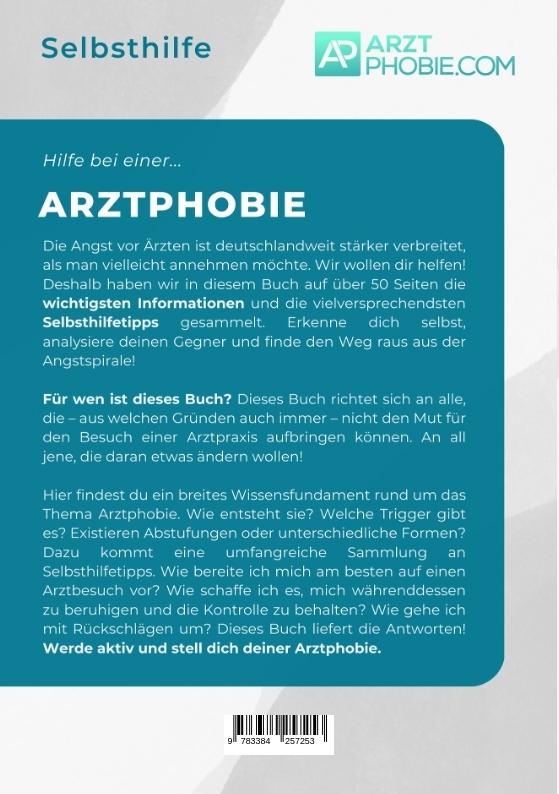 Rückseite: 9783384257253 | Arztphobie | Angst vor Ärzten | Matthias Wiesmeier | Taschenbuch