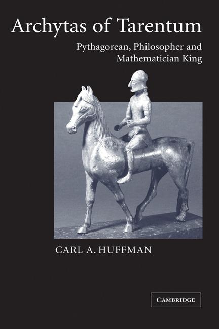 Cover: 9780521169448 | Archytas of Tarentum | Pythagorean, Philosopher and Mathematician King