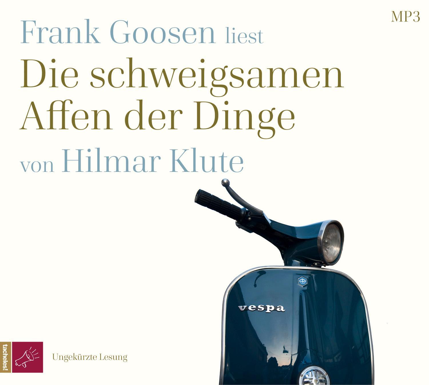Cover: 9783864847523 | Die schweigsamen Affen der Dinge | Roman | Hilmar Klute | MP3 | 2022