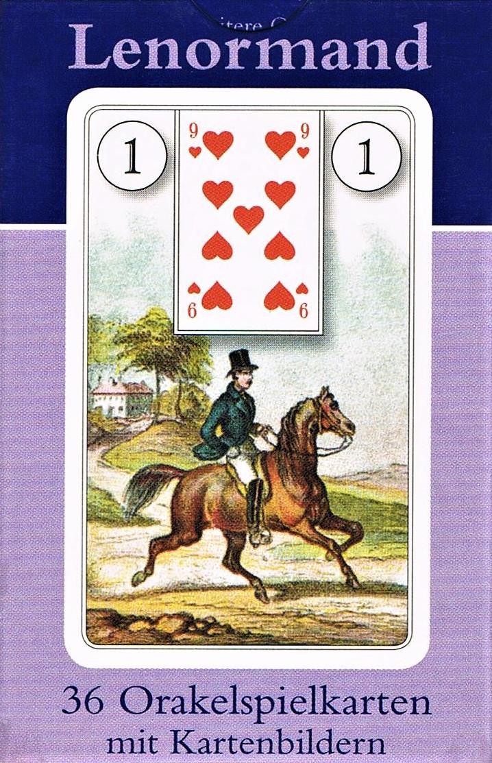 Rückseite: 9783898758772 | Lenormand Orakelkarten mit Kartenabbildungen | 36 Orakelkarten | Buch