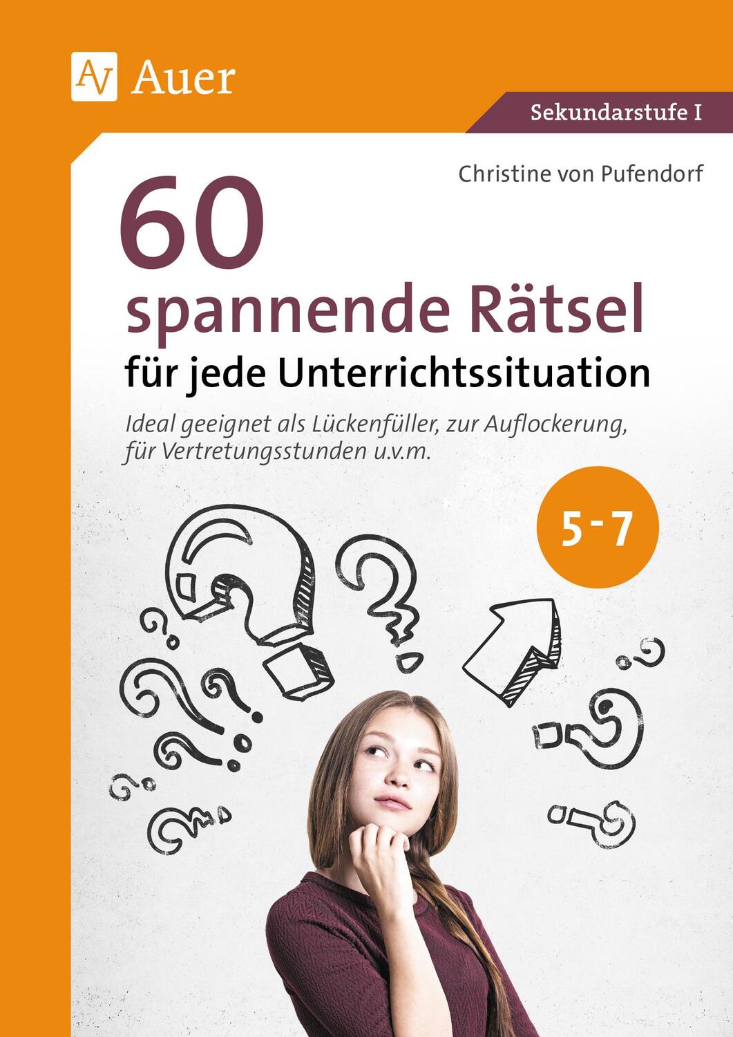 Cover: 9783403086529 | 60 spannende Rätsel für jede Unterrichtssituation | Pufendorf | 2022